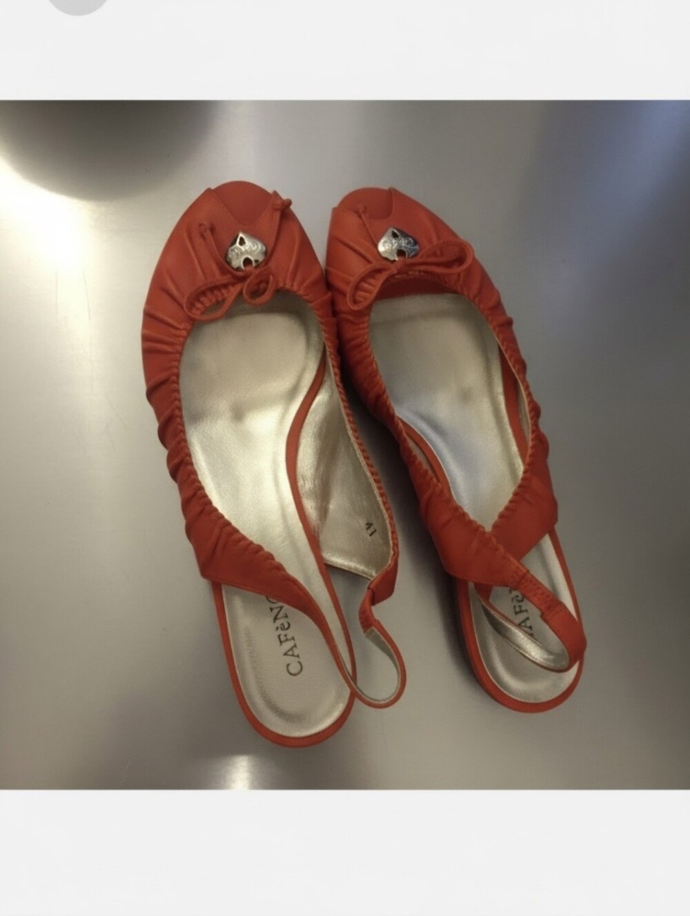 CafeNoir Size 10 Limited Edition Italian Leather sandals,